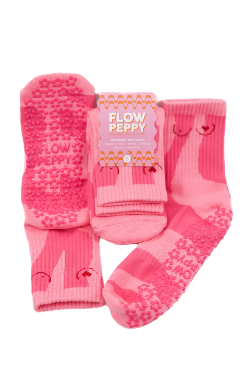 Flow Peppy Grip Socks