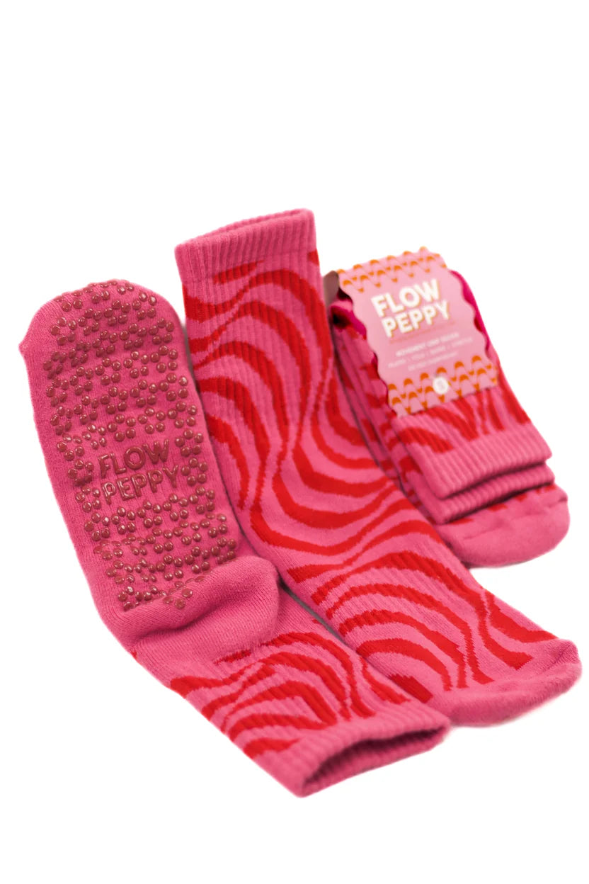 Flow Peppy Grip Socks