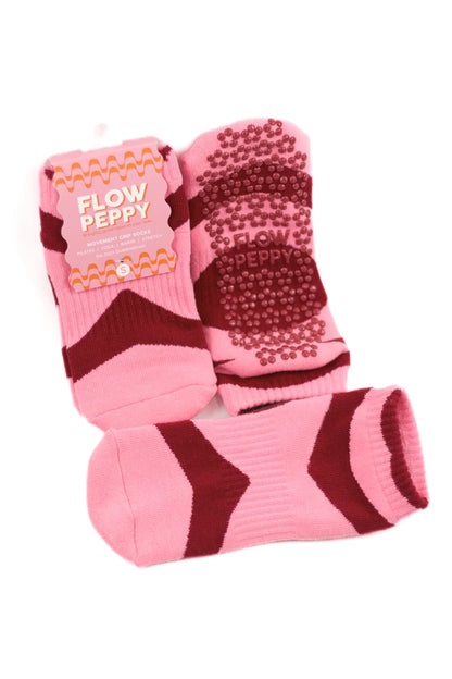 Flow Peppy Grip Socks